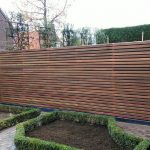 Ipe Stroken schutting: richtprijs materialen v.a. € 195,-/m1 - enkelzijdig excl. montage