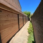 Rhombus schutting douglas hout